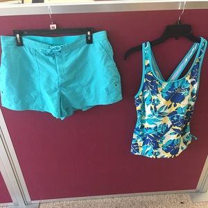 Tropical Escape Swimsuit Set Sz12